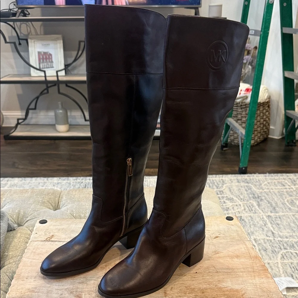 Michael Kors Women’s 8 Dark Brown‎ Over the Knee Boots